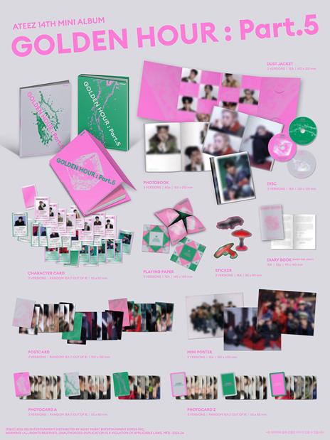 Golden Hour: Part.5 (A Diary-Z Version) - CD Audio di Ateez - 2