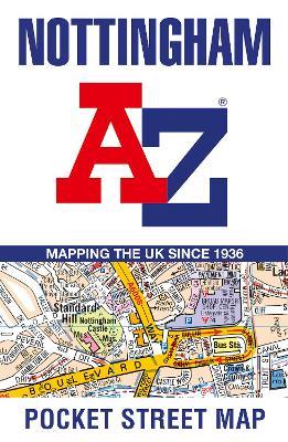 Nottingham A-Z Pocket Street Map: Accurate Street Map for Easy Navigation - A-Z Maps - cover