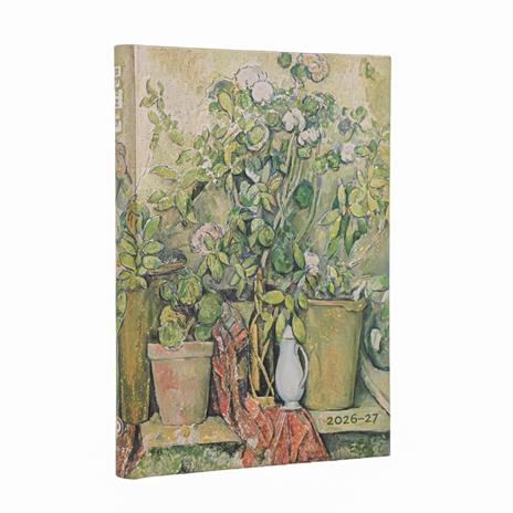 Agenda 2027 18 mesi, Cezanne's Terracotta Pots and Flowers, Midi, Horizontal