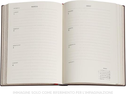 Agenda 2027 18 mesi, Cezannes Terracotta Pots and Flowers, Midi, Horizontal - 4