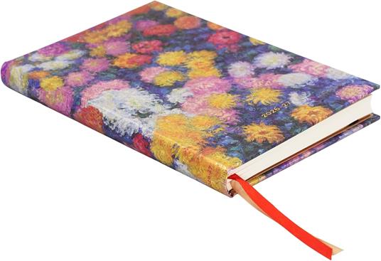 Agenda 2027 18 mesi, Monets Chrysanthemums, Midi, Horizontal - 2