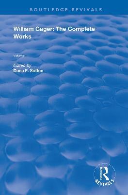 William Gager: The Complete Works - William Gager - cover