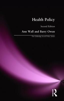 HEALTH POLICY - Ann Wall,Barry Owen - cover