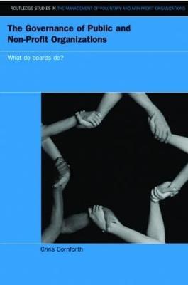 The Governance of Public and Non-Profit Organizations - cover