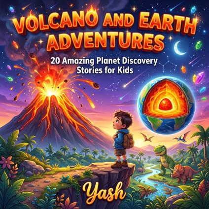 Volcano and Earth Adventures: 20 Amazing Planet Discovery Stories for Kids