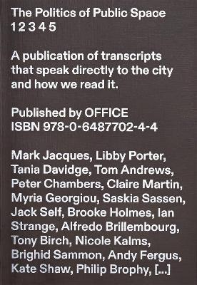 The Politics of Public Space - Tom Muratore - cover