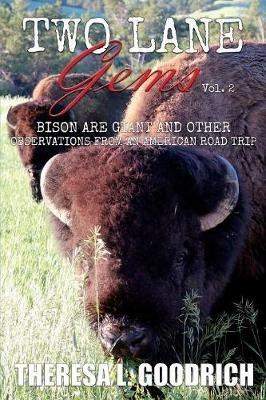 Two Lane Gems, Vol. 2: Bison are Giant and Other Observations from an American Road Trip - Theresa L Goodrich - cover