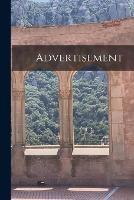 Advertisement - Anonymous - cover