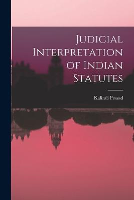 Judicial Interpretation of Indian Statutes - Kalindi Prasad - cover