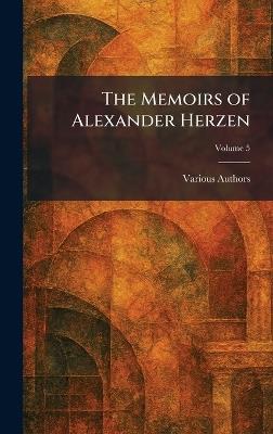The Memoirs of Alexander Herzen - cover