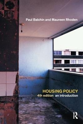 Housing Policy: An Introduction - Paul Balchin,Maureen Rhoden - cover