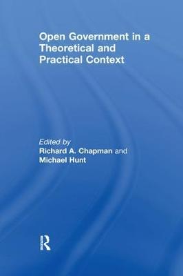 Open Government in a Theoretical and Practical Context - Michael Hunt - cover