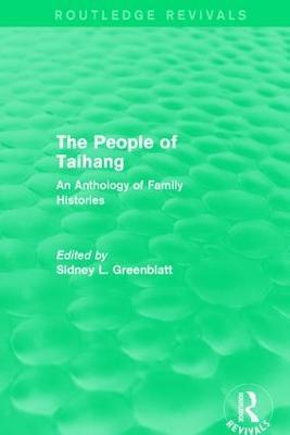 The People of Taihang: An Anthology of Family Histories - cover