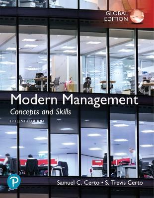 Modern Management: Concepts and Skills, Global Edition - Samuel Certo - cover