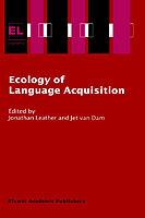 Ecology of Language Acquisition - cover