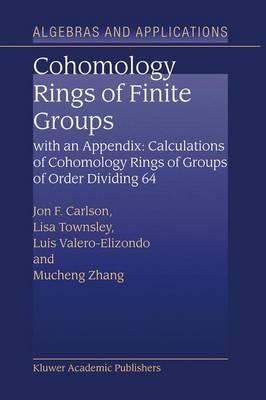 Cohomology Rings of Finite Groups: With an Appendix: Calculations of Cohomology Rings of Groups of Order Dividing 64 - Jon F. Carlson,L. Townsley,Luís Valero-Elizondo - cover