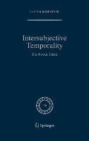 Intersubjective Temporality: It's About Time - Lanei M. Rodemeyer - cover