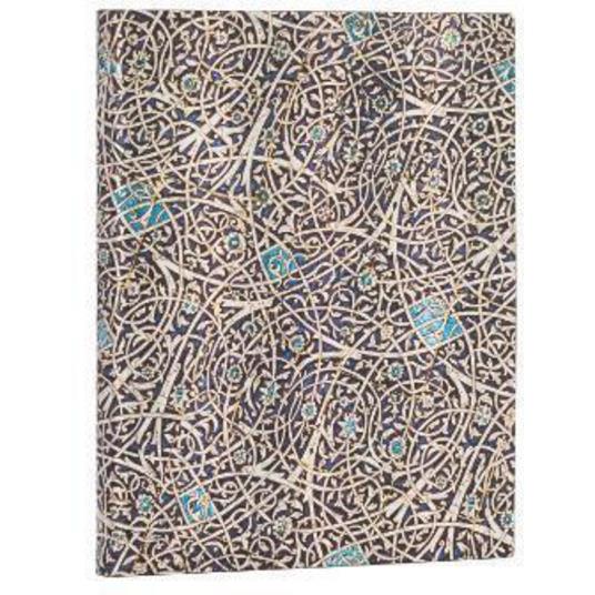 Taccuino Flexi Paperblanks, Mosaico Moresco, Turchese Granada, Ultra, A pagine bianche - 18 x 23 cm