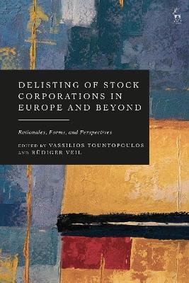 Delisting of Stock Corporations in Europe and Beyond: Rationales, Forms, and Perspectives - cover