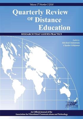 Quarterly Review of Distance Education Vol 17 Issue 3 - cover