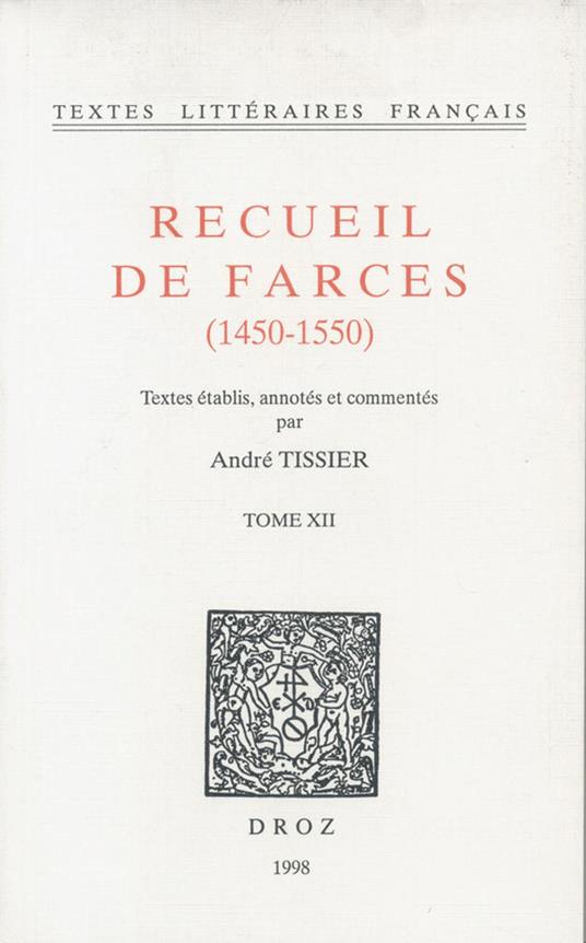 Recueil de farces (1450-1550)