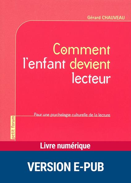 Comment l'enfant devient lecteur - EPUB