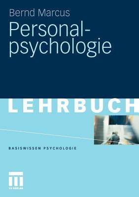 Personalpsychologie - Bernd Marcus - cover