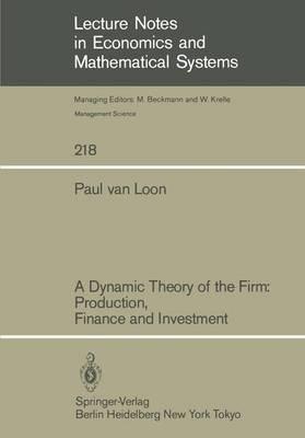 A Dynamic Theory of the Firm: Production, Finance and Investment - Paul van Loon - cover