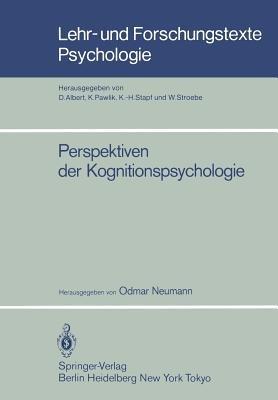 Perspektiven der Kognitionspsychologie - cover