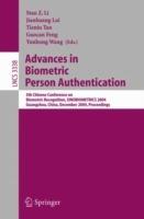 Advances in Biometric Person Authentication: 5th Chinese Conference on Biometric Recognition, SINOBIOMETRICS 2004, Guangzhou, China, December 13-14, 2004, Proceedings - cover