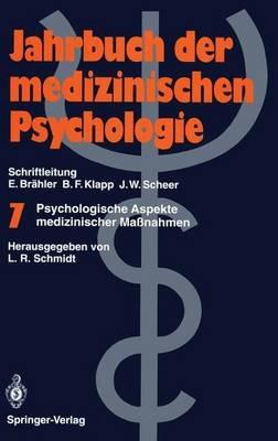 Psychologische Aspekte medizinischer Maßnahmen - cover