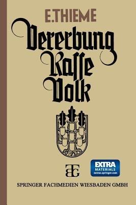 Vererbung /Rasse/Volk - Erich Thieme - cover