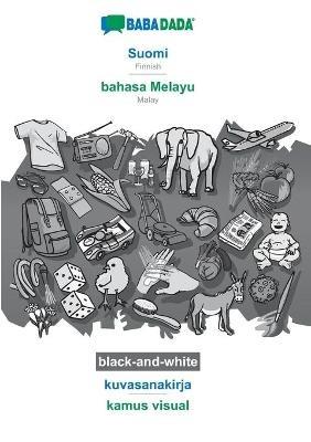 BABADADA black-and-white, Suomi - bahasa Melayu, kuvasanakirja - kamus visual: Finnish - Malay, visual dictionary - Babadada Gmbh - cover