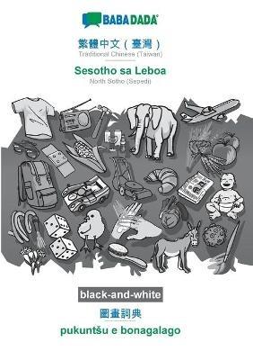 BABADADA black-and-white, Traditional Chinese (Taiwan) (in chinese script) - Sesotho sa Leboa, visual dictionary (in chinese script) - pukuntsu e bonagalago: Traditional Chinese (Taiwan) (in chinese script) - North Sotho (Sepedi), visual dictionary - Babadada Gmbh - cover