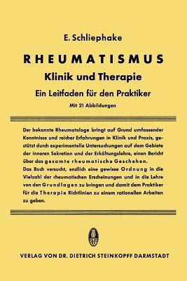 Rheumatismus: Klinik und Therapie Ein Leitfaden für den Praktiker - Erwin Schliephake - cover