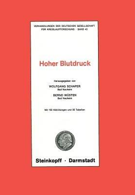 Hoher Blutdruck - Wolfgang Schaper,Bernd Wüsten - cover