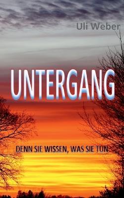 Untergang: Denn sie wissen, was sie tun - Uli Weber - cover