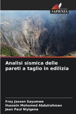 Analisi sismica delle pareti a taglio in edilizia - Fray Jasson Sayumwe,Hussein Mohamed Abdulrahman,Jean Paul Niyigena - cover