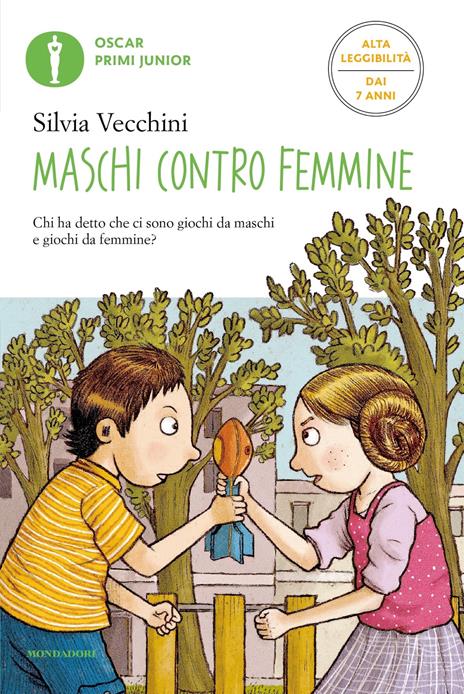 Maschi contro femmine. Ediz. ad alta leggibilità - Silvia Vecchini - copertina