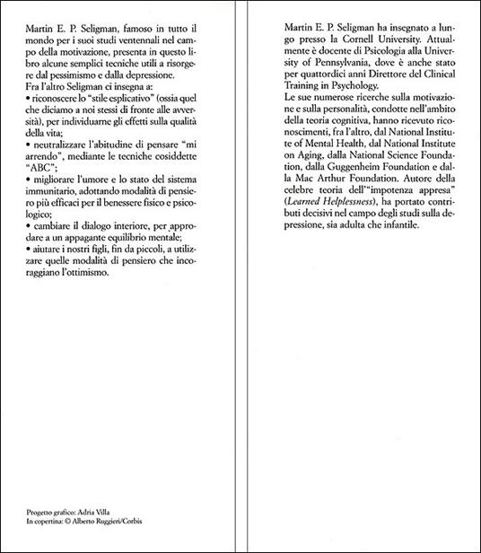 Imparare l'ottimismo - Martin E. P. Seligman - 3
