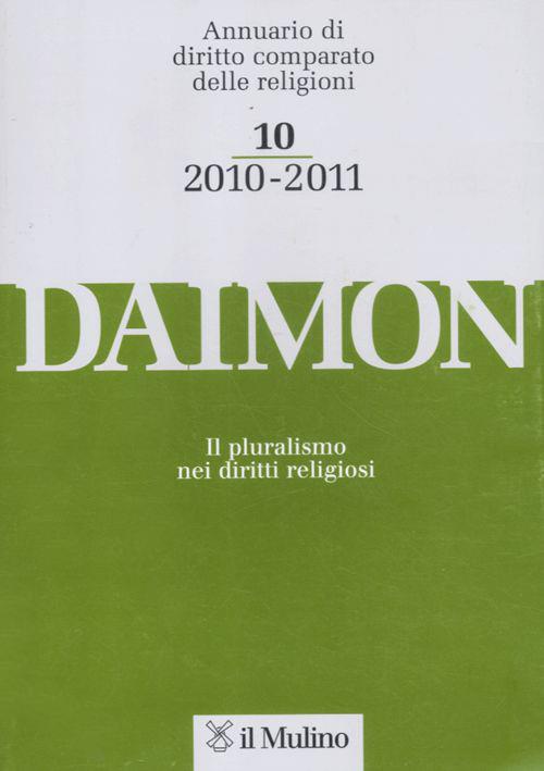 Daimon. Annuario di diritto comparato delle religioni (2010-2011). Vol. 10 - copertina