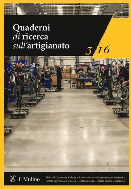 Quaderni di ricerca sull'artigianato (2016). Vol. 3 - copertina