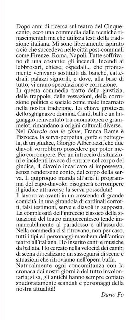 Il diavolo con le zinne - Dario Fo - 4