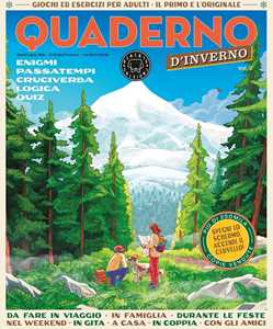 Libro Quaderno d'inverno. Giochi ed esercizi per adulti
