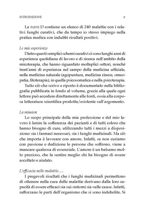 I funghi medicinali in 240 malattie. Guida alla scelta - Walter Ardigò - 2