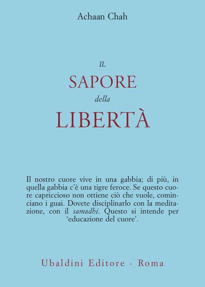 Il sapore della libertà - Achaan Chah - copertina