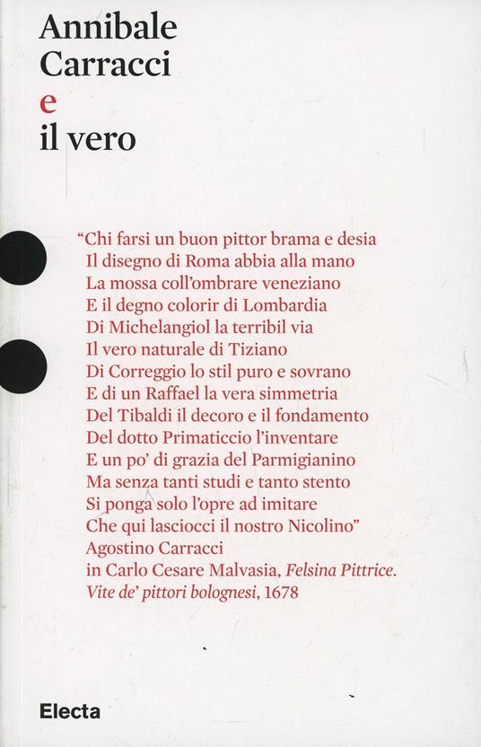Annibale Carracci e il vero. Ediz. illustrata - Daniele Benati - copertina