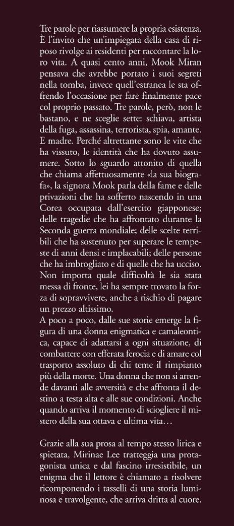 Le otto vite di una centenaria senza nome - Mirinae Lee - 4