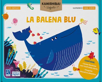 La balena blu. Tavole per kamishibai. Ediz. a colori. Con guida - Marta Bartolucci - copertina