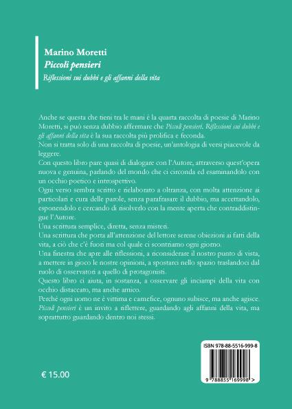 Piccoli pensieri. Riflessioni sui dubbi e gli affanni della vita - Marino Moretti - 2